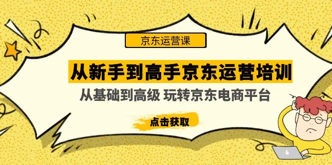 从新手到高手京东运营培训：从基础到高级 玩转京东电商平台-网课资源站